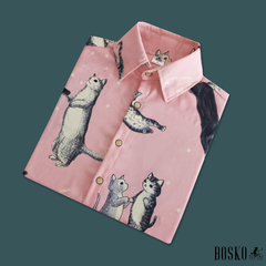 Space Dance Cats Pink- Unisex - comprar online