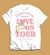 Remera de Algodón DTG - Harry Styles presents LOVE ON TOUR
