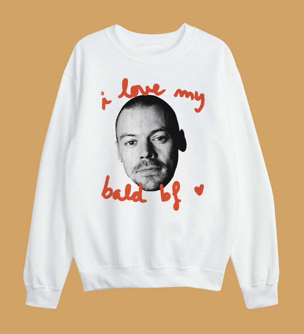 Buzo Basico DTG Oversize I Love My Bald Boyfriend Harry Styles