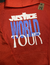 Buzo Rojo SALE - Justice World Tour + Foto (Justin Bieber)
