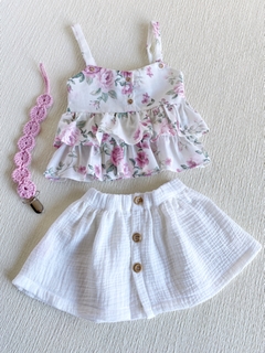 Vestido de baby cotton-Art.1973-1 - COCOMIEL BEBES