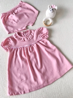 Vestido de lino-1917-1 - tienda online
