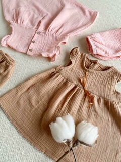 Vestido Pamela de baby cotton-Art.1979-1 - COCOMIEL BEBES