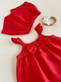 Vestido de lino -Art.1900 - tienda online