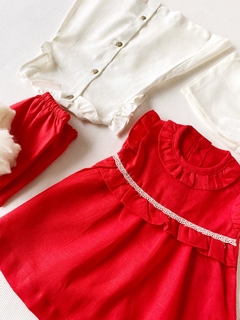 Vestido de lino-Art.1977-1 - comprar online