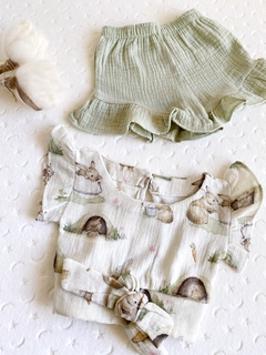 Conjunto de baby cotton-Art.1955-1 - COCOMIEL BEBES