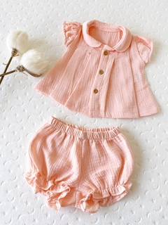 Vestido de baby cotton-Art.1961-1 - COCOMIEL BEBES