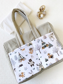 Bolso maternal en pique-Art.ACC58