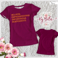 camiseta tshirt mulher empreendedora