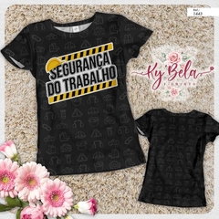 camiseta tshirt Segurança do Trabalho / Preto