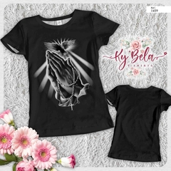 camiseta tshirt Mãos Terço / Espírito Santo