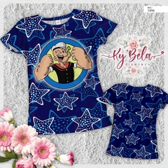 camiseta tshirt Popeye Estrelas do Mar