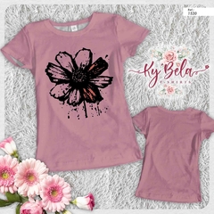 camiseta tshirt flor