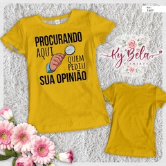 camiseta tshirt procurando sua opinião