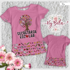 camiseta tshirt secretaria escolar