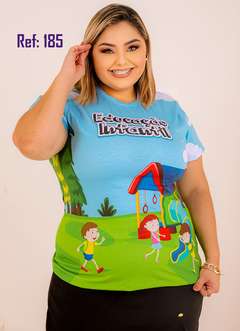 camiseta educação infantil