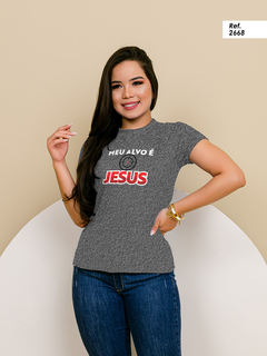 camiseta tshirt meu alvo é jesus