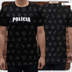 camiseta tshirt polícia