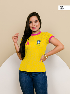 camiseta tshirt brasil outubro rosa