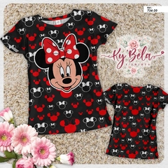 Camiseta Tshirts Minnie corações