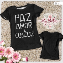 Camiseta Tshirts Paz e Amor