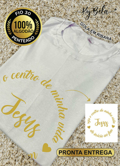 camiseta 100% algodão