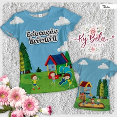 camiseta educação infantil