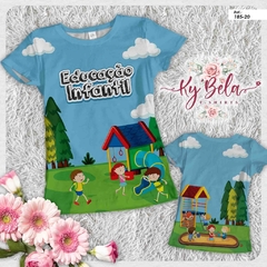 185 - Educação Infantil casinha PRONTA ENTREGA - Kybela Tshirts