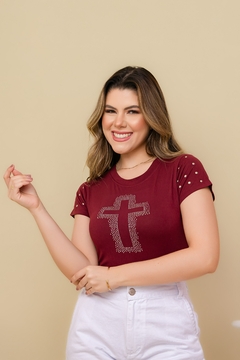T-Shirts Suede Cruz - PRONTA ENTREGA na internet