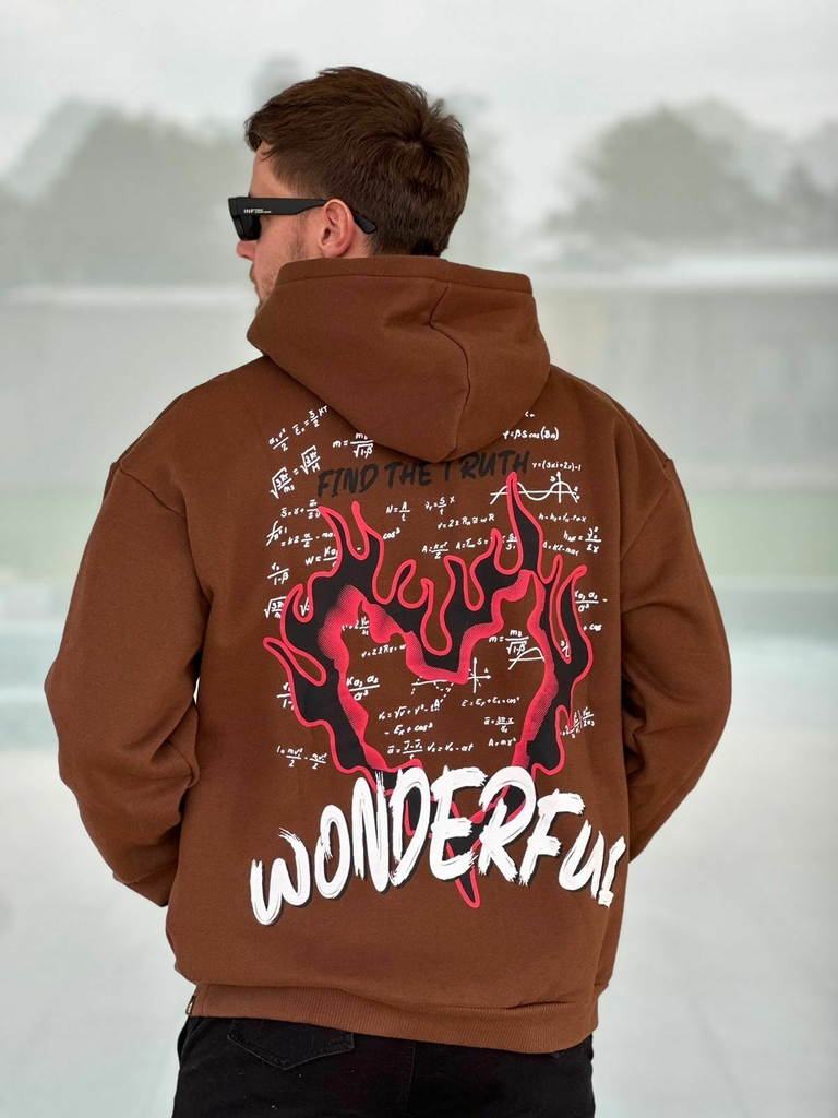 Buzo Wonderful Marron Comprar en esvedra jeans