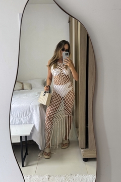 Vestido Orla Off-White - LifeAh 