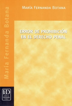 Error de prohibición en el derecho penal.