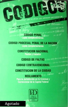 Código Penal, Código Procesal Penal, Constitución....