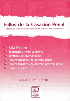 Fallos de la Casación Penal N° 3.