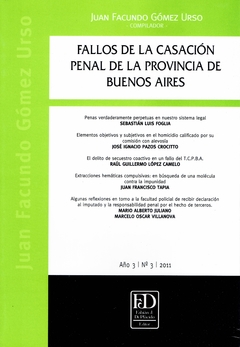 Fallos de la casación Penal de la Provincia de Buenos Aires T. 3.