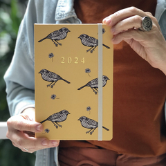 Planner 2024 Pássaros na internet