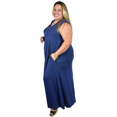 Vestido Largo de Modal talle grande - comprar online