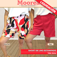 Short de Lino en Talles Grandes