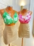 Conjunto Kimono +top + short saia - Aihpos Boutique