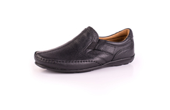 MC-501 de cuero vacuno color negro para hombre