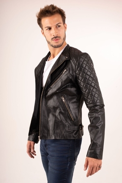 Campera DAVID de cuero vacuno