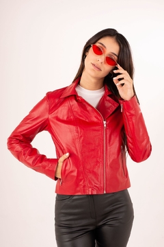 Campera JULIETA de cuero vacuno - comprar online