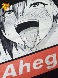 Remera Negra Ahegao - comprar online