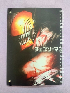 Cuaderno universitario Tapa Dura - Chainsaw Man - Rayado - comprar online