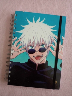 Cuaderno A5 Tapa Dura - Jujutsu Kaisen - Satoru Gojo - Rayado