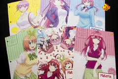 Separadores de Materias N°3 x6 - Go Toubun no Hanayome