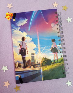 Cuaderno A5 Tapa Dura - Kimi no Nawa - Rayado - comprar online