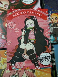 Cuaderno A5 Tapa Dura - Kimetsu no Yaiba Mod Nezuko - Rayado - comprar online
