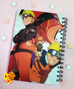 Cuaderno A5 Tapa Dura - Naruto Shippuden - Rayado - comprar online