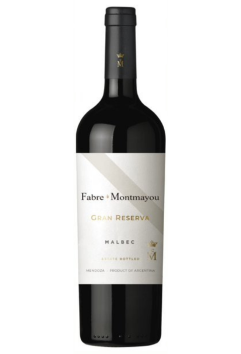 Vino Fabre Gran Reserva Malbec 750 etiqueta blanca